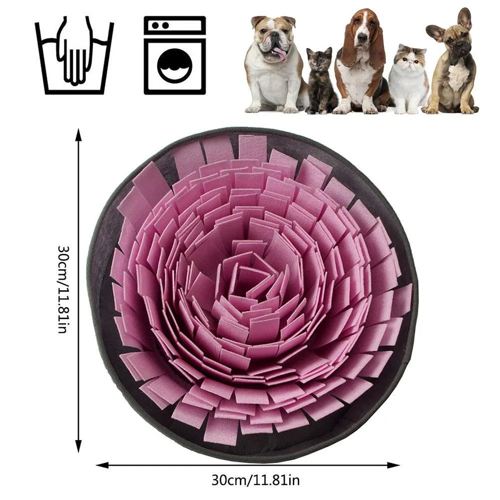 Pet köpek koklayan mat kedi köpek yavaş besleme paspas dağıtıcı stres rahatlatıcı burun iş oyuncak köpekler snuffle mat eğitim battaniyesi 201223290r