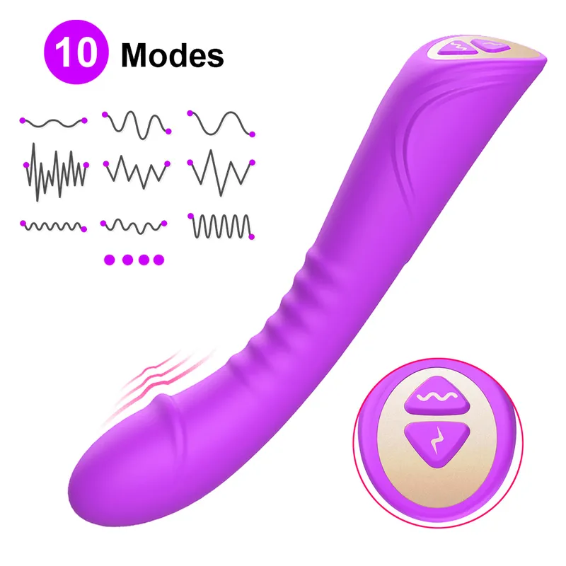 Vibromasseurs de gode réels de grande taille pour femmes Vibromasseur puissant en silicone souple G-Spot Vagin Stimulateur de clitoris Sex Toys pour adultes 220304