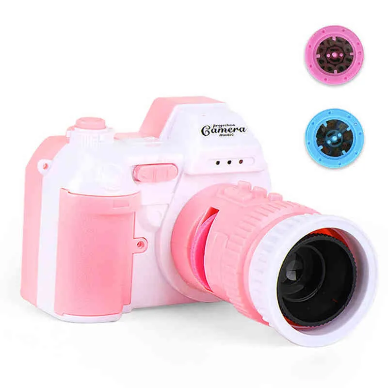 Projekcja lekka kamery symulacyjnej z kamerą dźwiękową LED Akumulator aparatu cyfrowego Dzieci Zabawki edukacyjne dla dzieci G1224