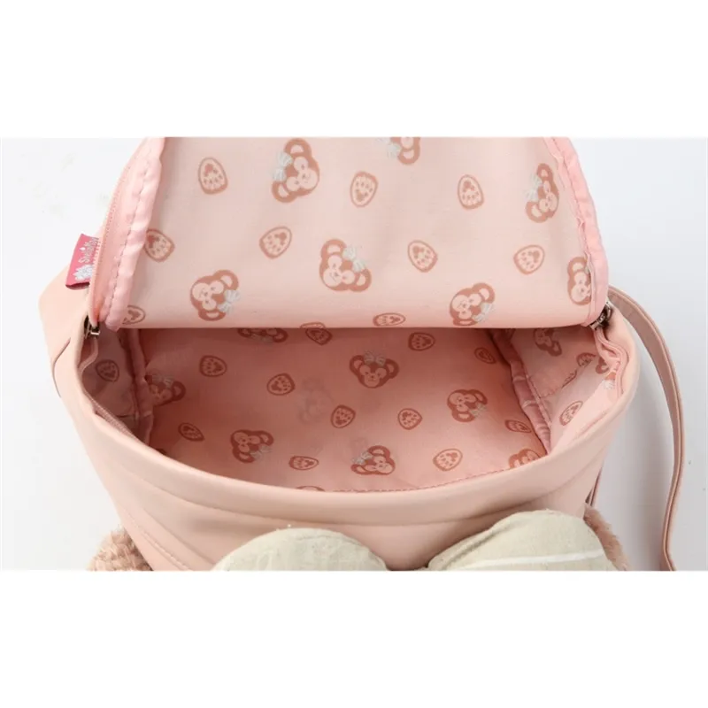 Tv Anime Duffy Bear Shelliemay Rose Backpack Soft Toys Children Schoolbag Stuffed Toy Plush Animal Bag Girls Gifts Y200328257r