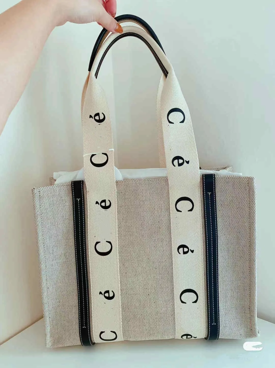 Новая простая портативная сумка через плечо, женская модная большая вместительная парусиновая сумка в этническом стиле, художественный темперамент281w
