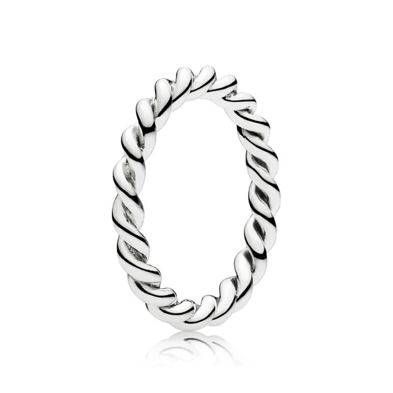 Kakany 925sterling Silver Staggered Able Ring Ring Series مناسبة لـ DIY Original Woman Gift Merry Christmas Jewelry1275M