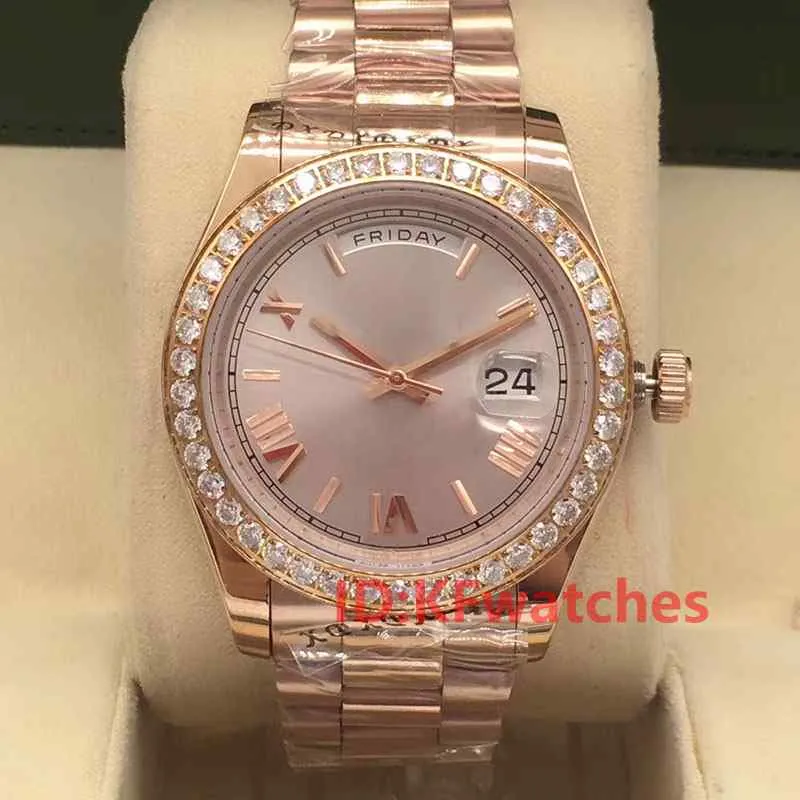Модные розовые золотые мужские женские женские бриллианты из нержавеющей стали, мужские дизайнерские механические часы с автоматическим механизмом, часы Reloj, часы Wri241L