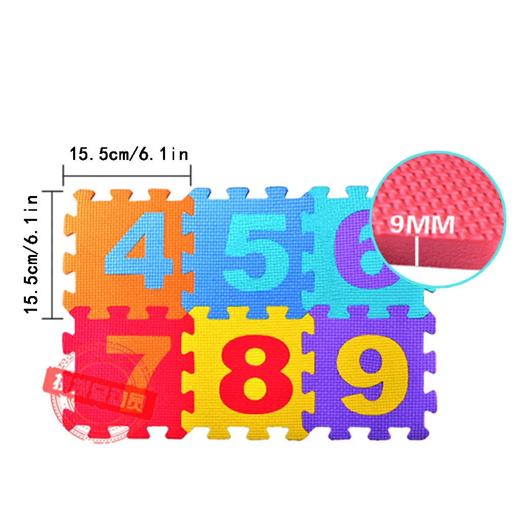 エヴァフォームインターロック運動タイルパッド床カーペットLJ201124と36個の子供のパズルプレイマット