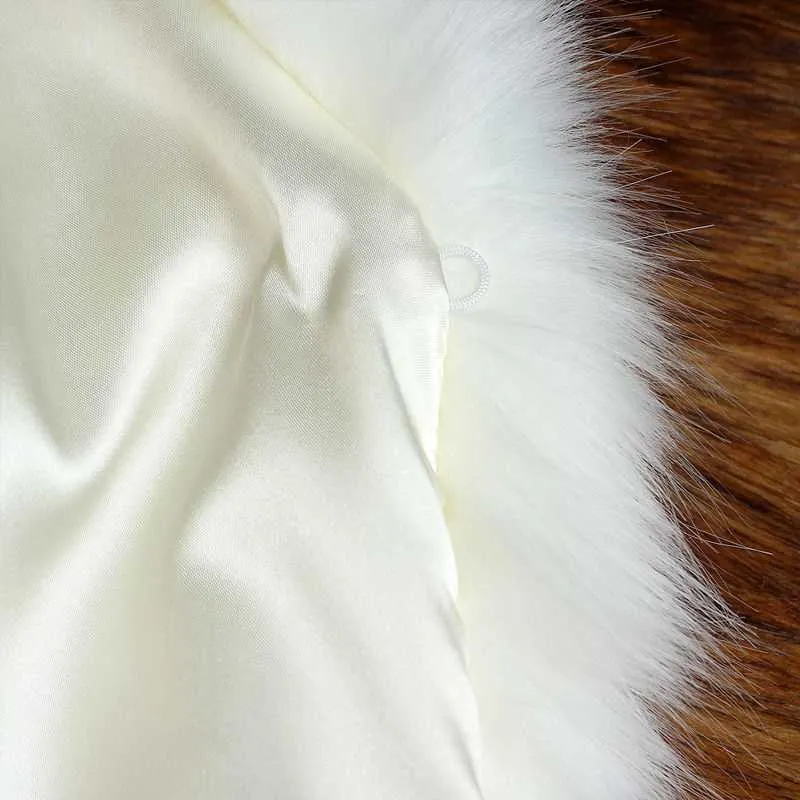 Зимние женщины меховые пальто белый черный толстый теплый искусственный мех куртка короткая 201214