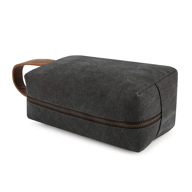 Sac de toilette pour hommes Toile Dopp Kit de voyage Sac de salle de bain Sac de salle de bain Douche cosmétique Cosmetic Makeup Organisateur Y200714267K