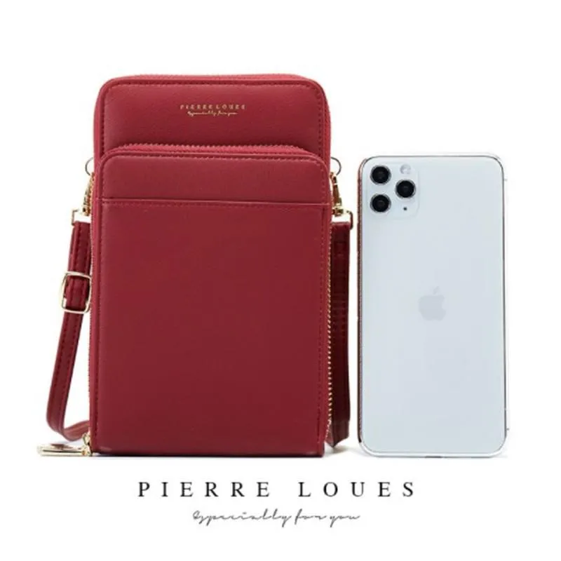 Nouvelle femmes portefeuille décontractée Téléphone portable High QualityWallet Big Card Carte Carte Spap Spaps Messager Sac Portefeuille sac à main CLUTSH2317