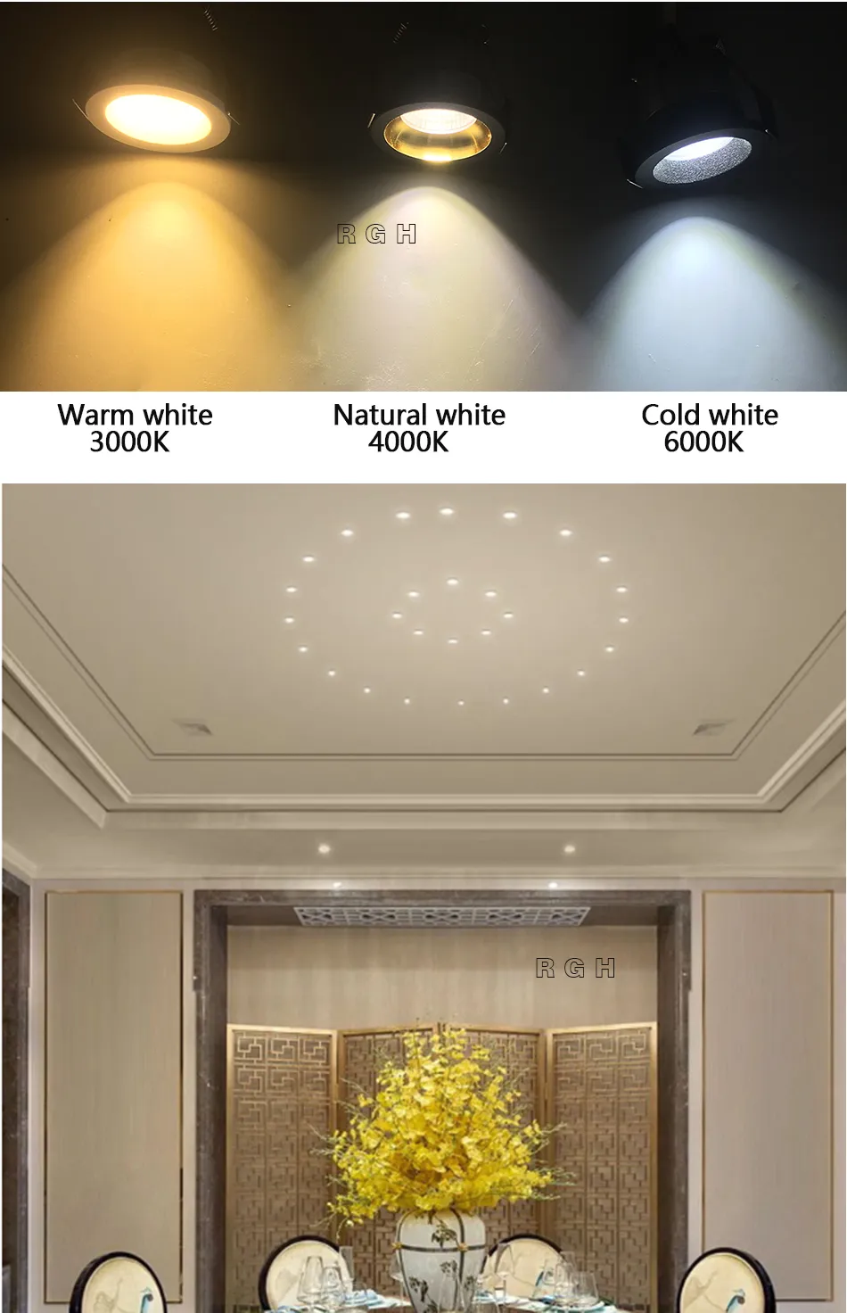 Mini LED Spot Downlights COB 3W led spots 110V/220V Light for ceiling cabinet showcase loft decorations