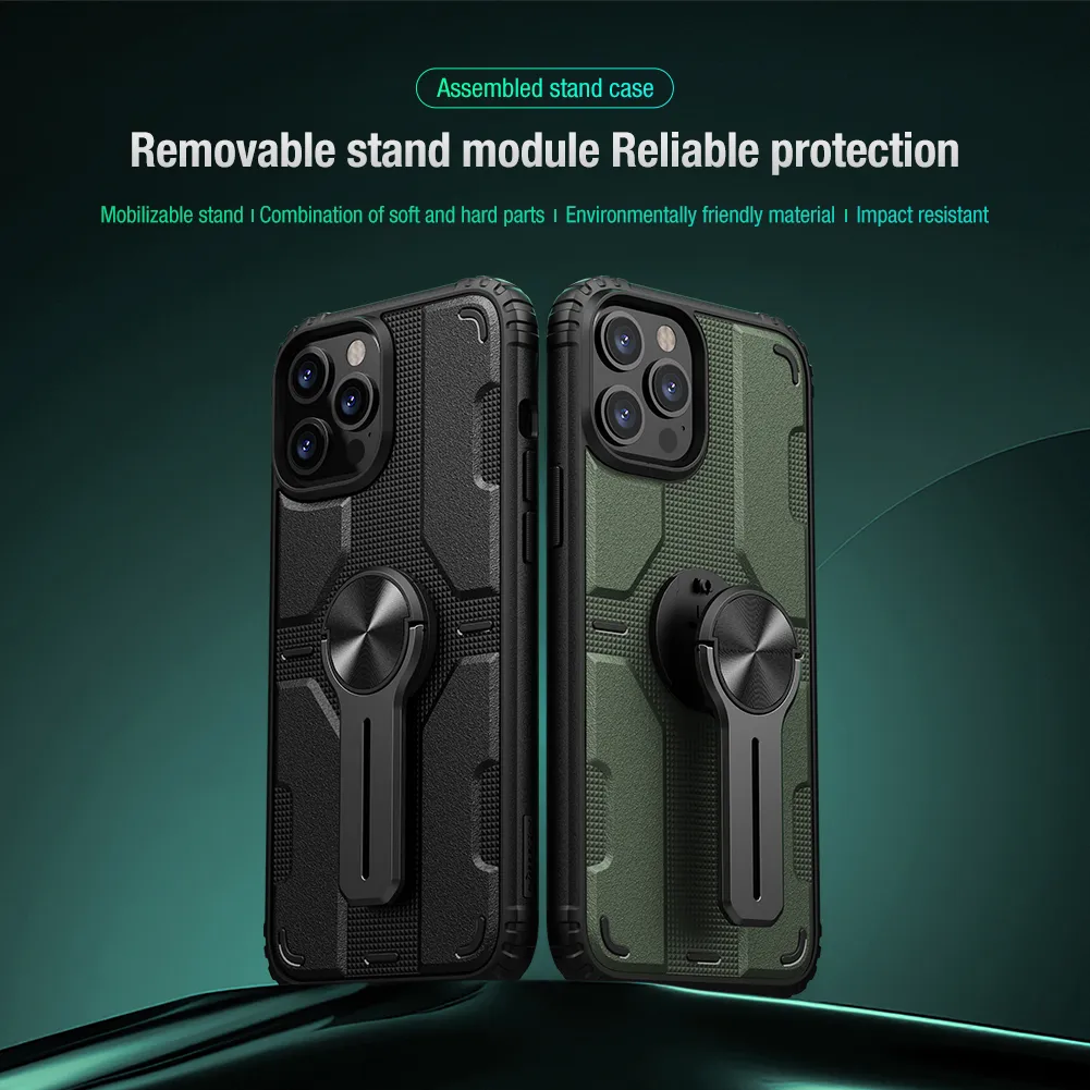 럭셔리 케이스 아이폰 12 프로 최대 12mini 11 Promax XR X Max 링 스탠드 케이스 카메라 보호 슬라이드 커버 아이폰 12 미니 용 안티 가을