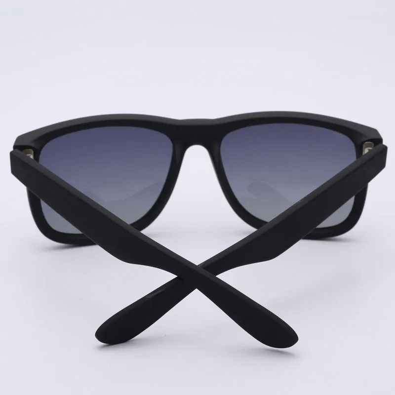 moda Justin Okulary przeciwsłoneczne męskie okulary przeciwsłoneczne spolaryzowane damskie okulary słoneczne des lunettes de soleil ze skórzaną szmatką i ret290J