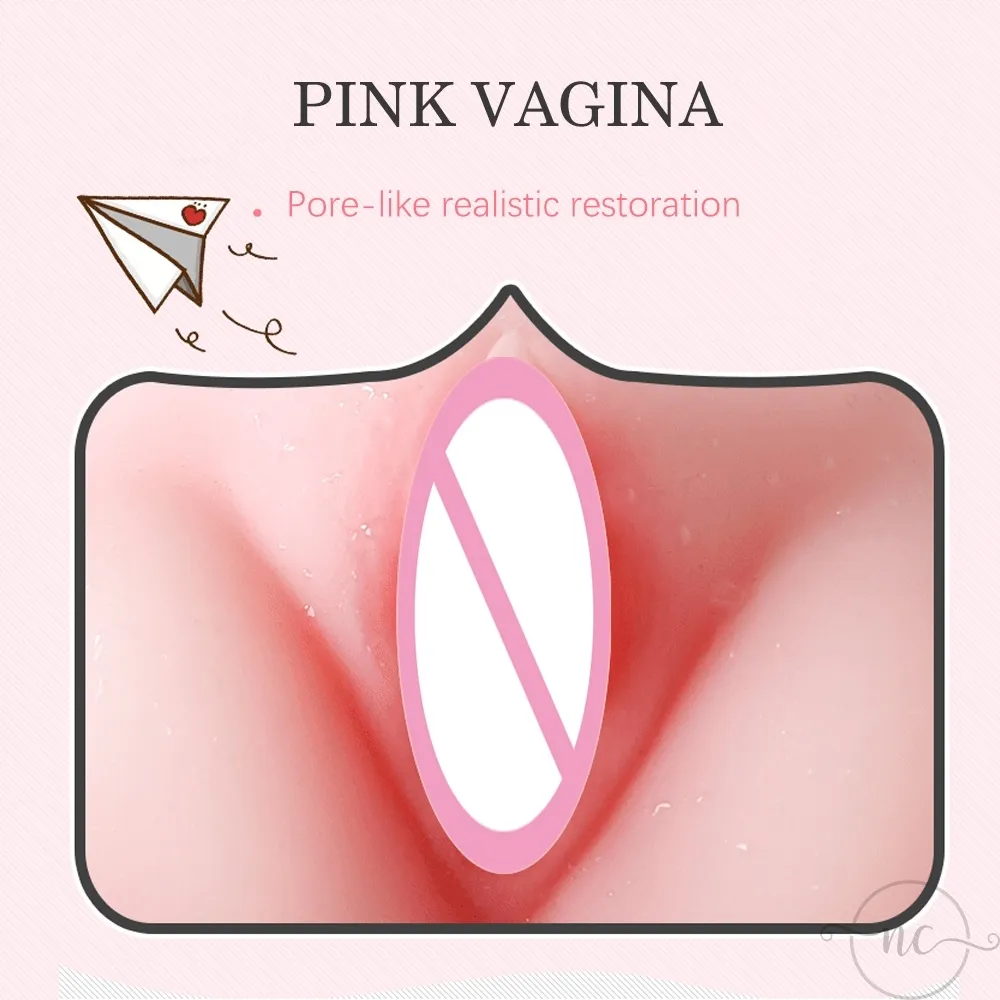Vagin réaliste Masturbation masculine chatte réel Sexy artificiel poche vaginale chatte faux masturbateur masculin jouets sexuels pour hommes Y2011183474330
