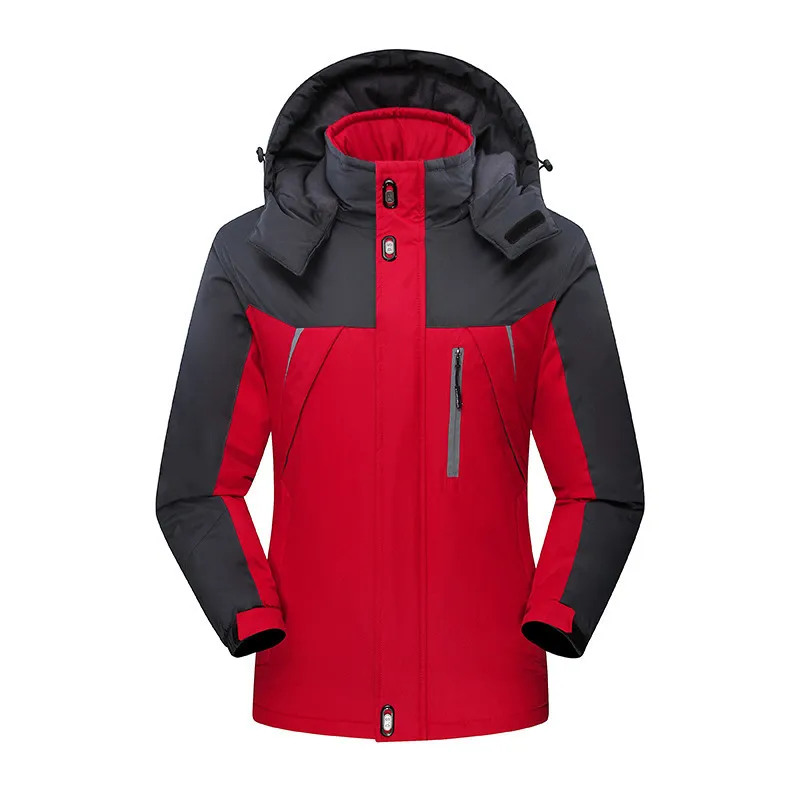 Neue Marke Winterjacke Männer Frauen Mode Warme Outdoor Jacken Fleece Gefüttert Wasserdichte Ski Snowboard Mantel Plus Größe M-5XL 201114