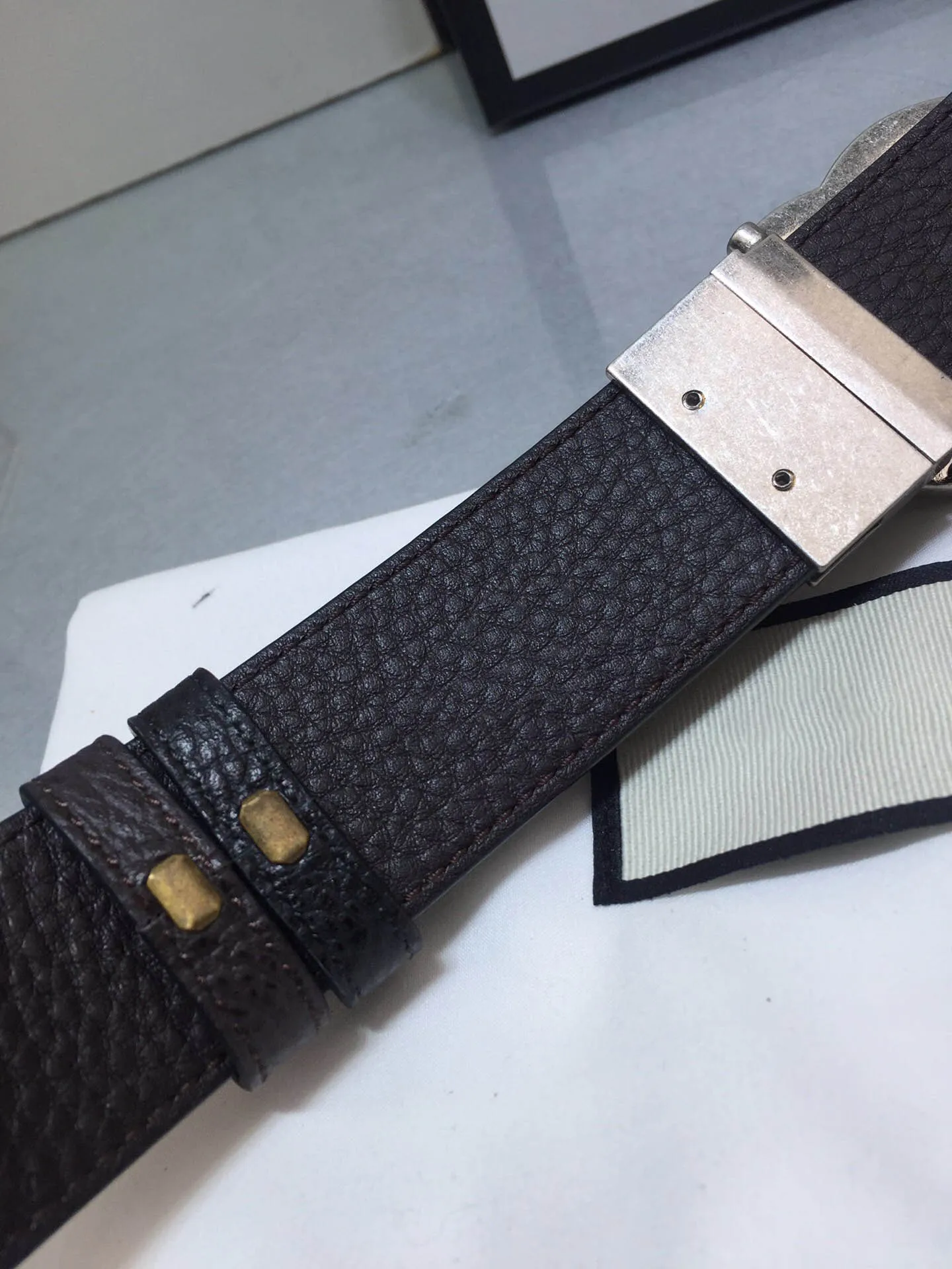Classic quality brown black genuine leather with reversible buckle women belt with box men designers belts men belts designer271c