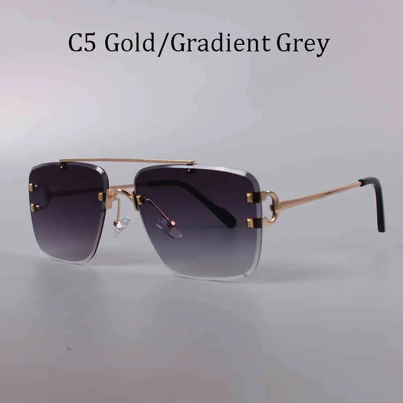 2024 Fashion Off Luxury Designer Nuevas gafas de sol para hombres y mujeres fuera de alambre Diamond Cut Tones para mujeres Gafas vintage