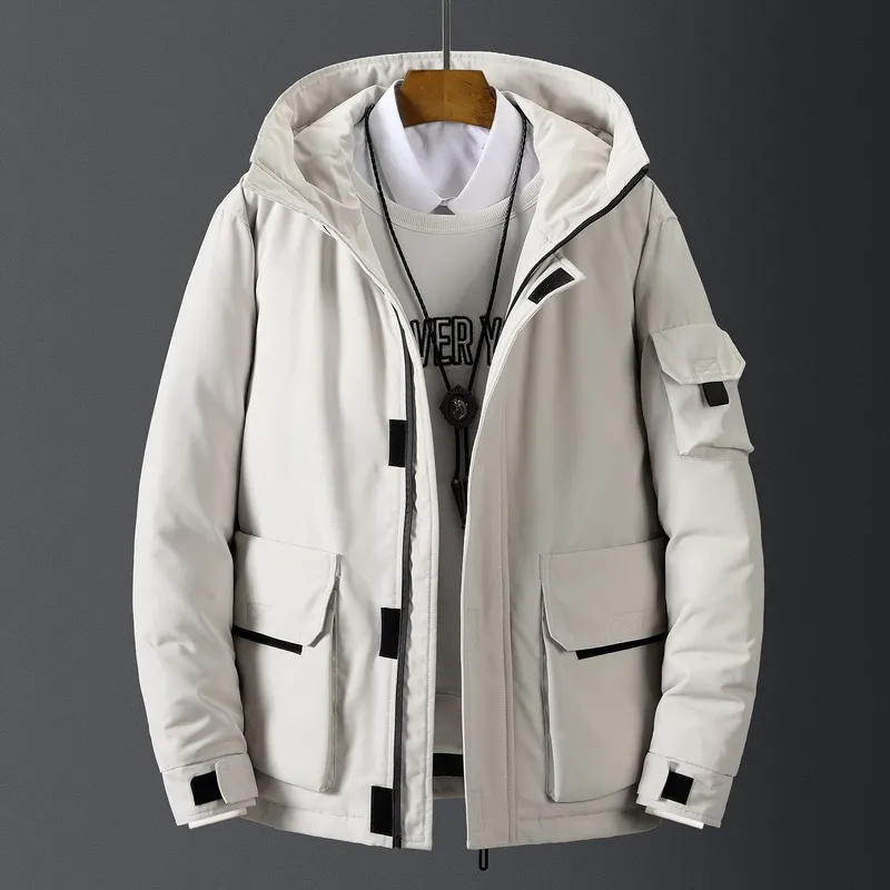 Jaqueta de inverno masculino de alta qualidade Snow parka sobretudo pato branco de pato baixo jaqueta de vento, marca de vento, tace Down Coat 057 201209
