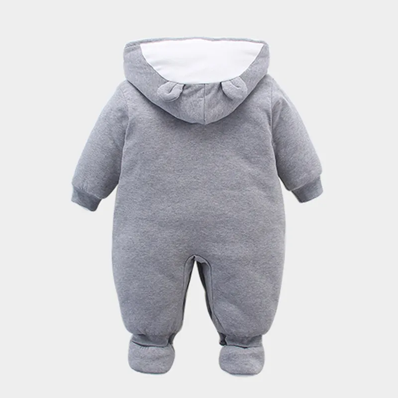 Nouveau-né bébé Totoro barboteuse japonais Anime infantile coton garçon fille à capuche une pièce vêtements épais hiver Bebe tenues LJ2010235316339