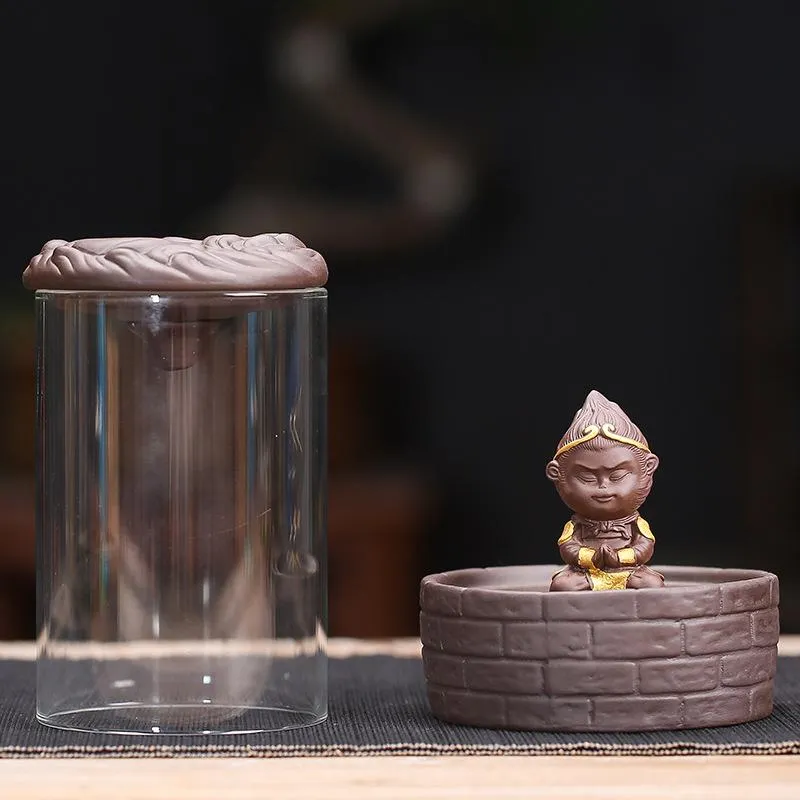 Backflow Buddha Incense Holder Burner Monkey King Buddha Incense Holder