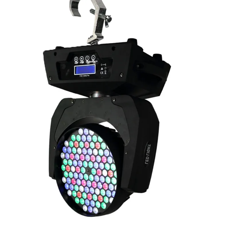 4x vendite della fabbrica 108x3w RGBW LED Wash Moving Head accende le fasi professionali della discoteca DJ che si illuminano la vendita 1 anno di garanzia