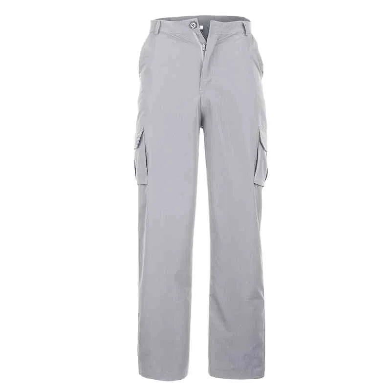 Nuovi pantaloni cargo da uomo Abbigliamento da lavoro Combat Safety Cargo 6 Pocket Full Pants Fashion Comodi pantaloni di alta qualità Cala Masculina 2021 H1223