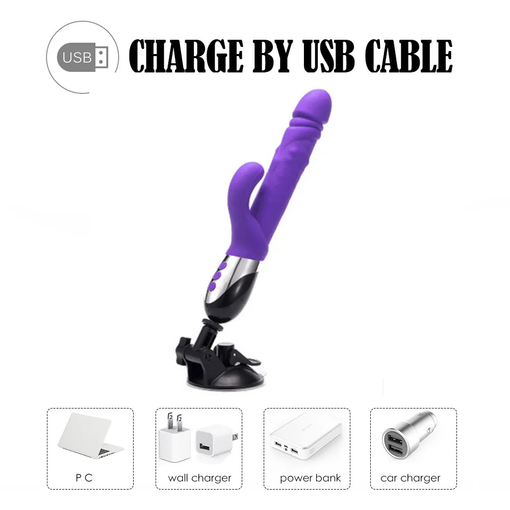 Thrusting Dildo Vibrator Automatic G spot Vibrator with Suction Cup Sex Toy for Women Hand Sex Fun Anal Vibrator for Orgasm 2240C1840632