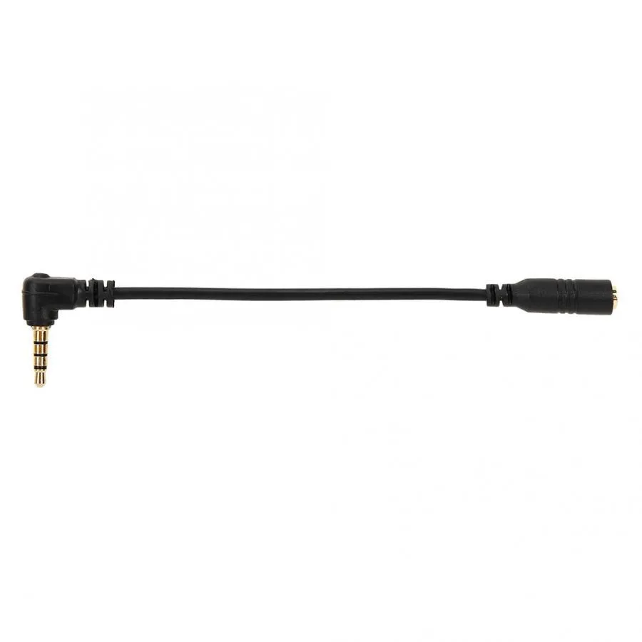 Connecteur adaptateur 35mm TRS vers TRRS, câble convertisseur 3 pôles TRS femelle vers 4 pôles TRRS mâle pour accessoires de Microphone 6468088