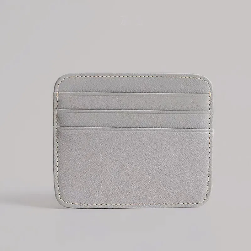 Porta-cartões de visita clássico completo para mulheres, pacote de cartões elegante e minimalista, conjunto de cartões de crédito mini multi-cartões, pequena bolsa de moedas fo228j