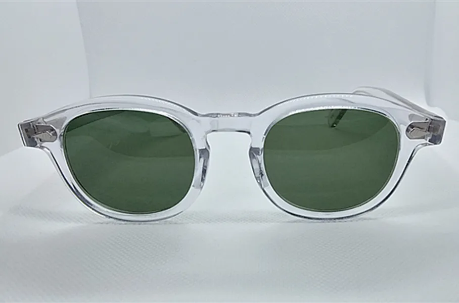 Johnny Depp retrovintage occhiali da sole polarizzati a specchio antiblue ray qualità plancia fullrim occhiali da sole fullset custodia l m s231A