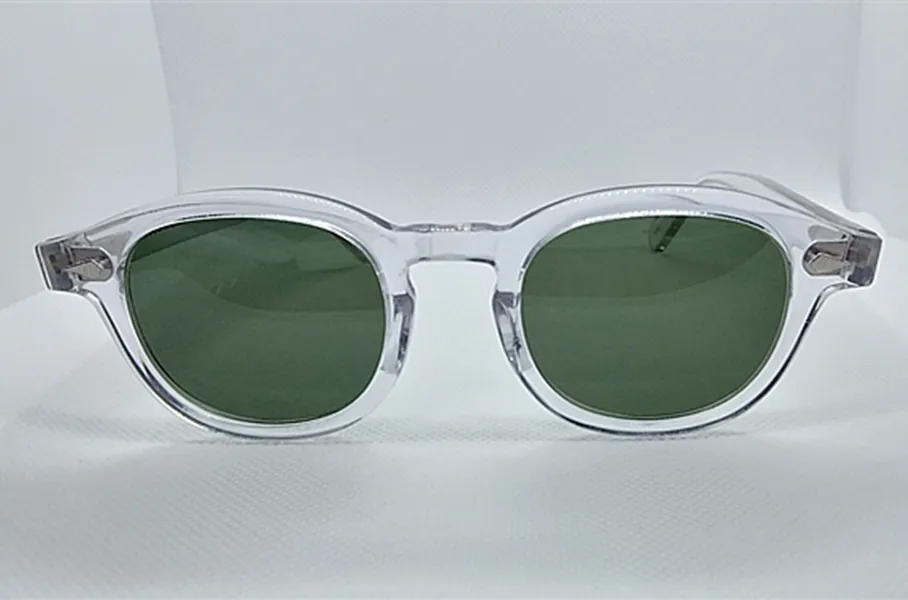 Johnny Depp Retrovintage Sunglasses 미러 편광 안티 블루 레이 품질 판자 Fullrim Occhiali Da Sole 풀셋 케이스 L M S231A