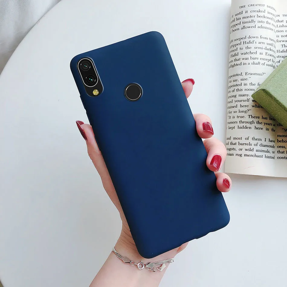 Candy Solid Färg Silikonväskor för Xiaomi RedMi Not 7 8 9 9S 9T 8 8A 7 7A 6 6A 5 5A PRO 9a 9c Coque Matte Soft TPU Telefonlock