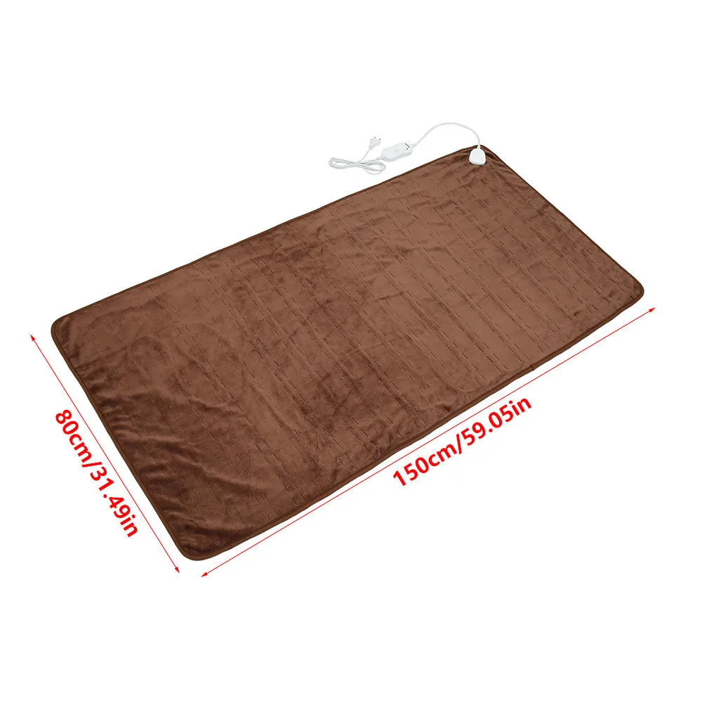 150x80cm Electric Throw Full Body Warming Coperta riscaldante Multifunzionale Skin-friendly Flanne Over-Heat Protect Home Office 201222
