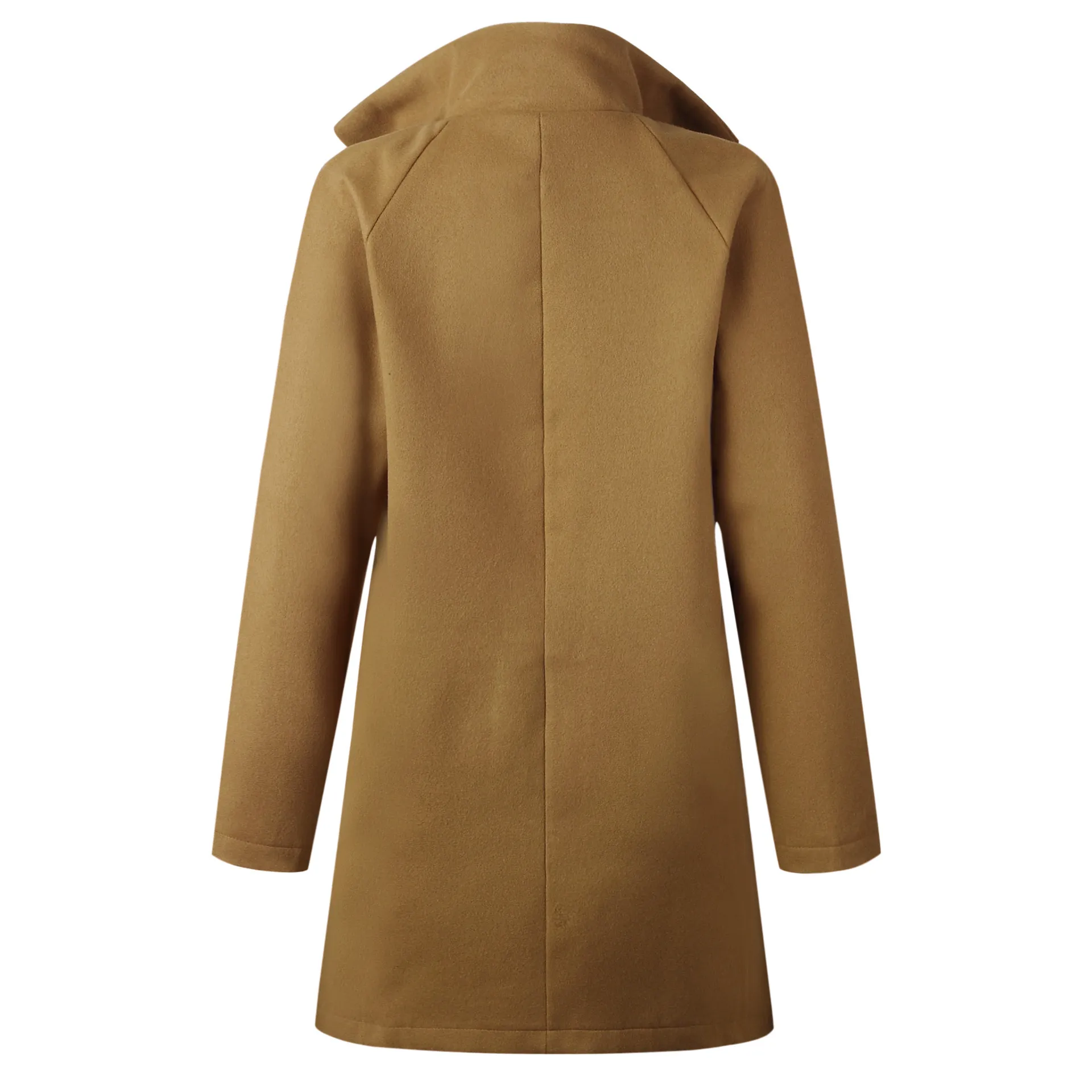 lguch long coat woman autumn Winter withle Windbreakerルーズ快適なコートとジャケット女性服ピンクアブリゴフェム20121