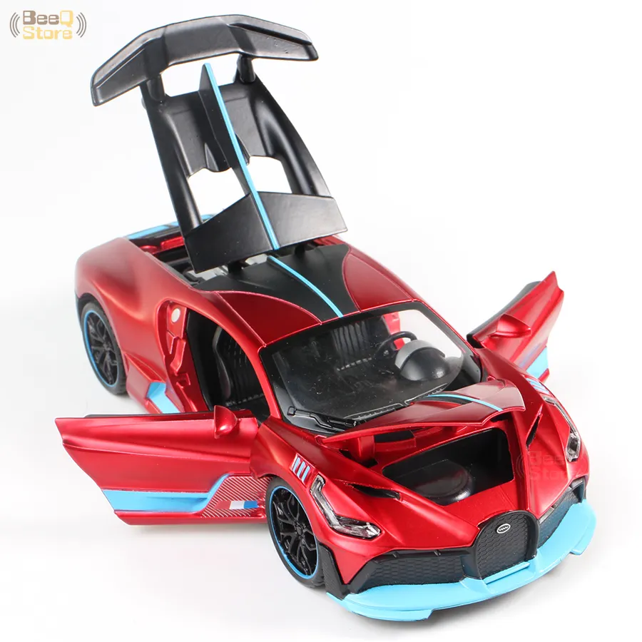 132 합금 132 Bugatti Divo Die Cast Alloy Car Model Collectiblesvehicles Car Mode Boy Boy Boy Present Children039S Toy Car L6058572