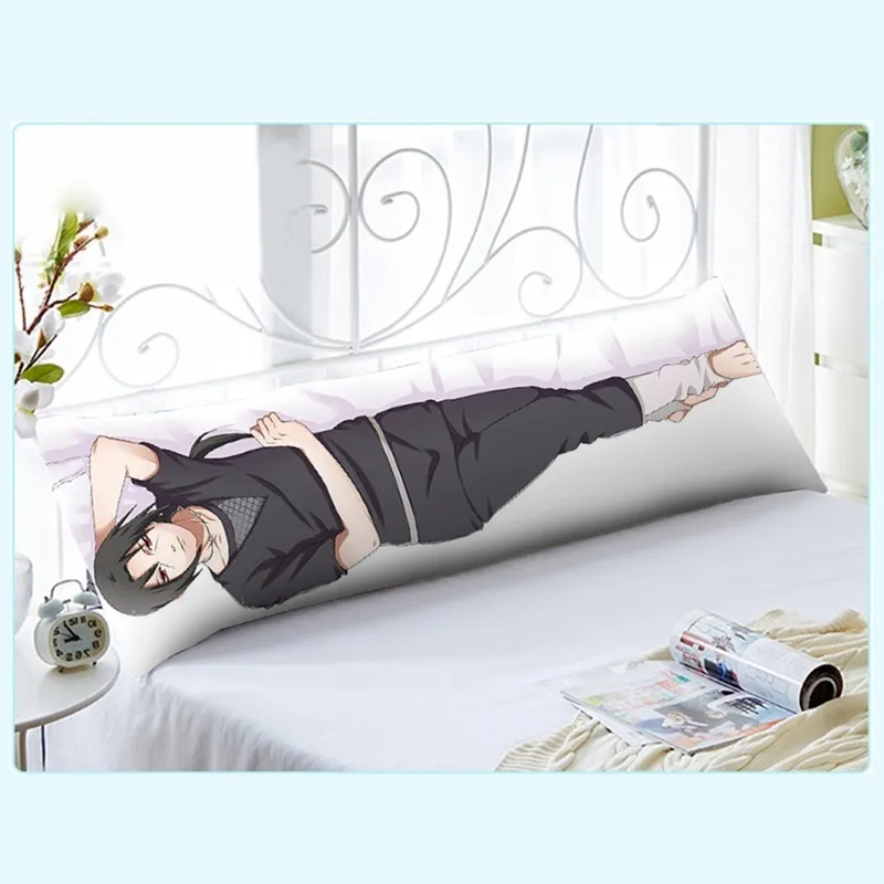 Новая аниме обнимающая наволочка с рисунком Учиха Саске Итачи Хатаке Какаши обнимающая домашняя наволочка для тела 2012128077694