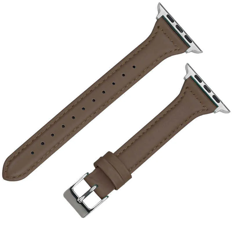 Cinturino Smart Watch Apple Watch Band 40mm 44mm 38mm 42mm Series SE 6 5 4 3 2 1 Cinturino orologio donna in pelle
