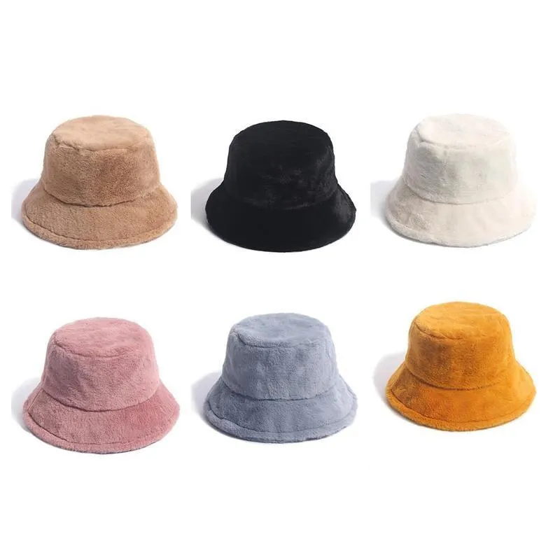 Appa Cappello da pescatore Hip Hop Lana di agnello Gorros Berretto da pesca Cappello da pescatore in pelliccia Plaid Panama Inverno caldo Freccia Stampa simbolo Appa258I