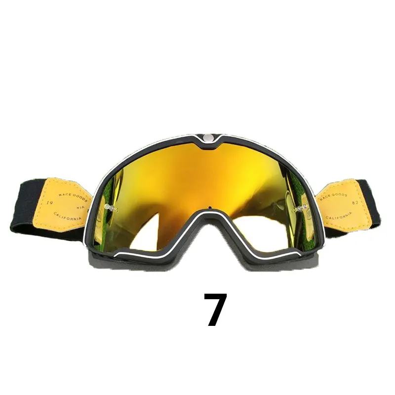 2021Retro Motocross Bril MX Off Road Crossmotor Motorhelmen Goggles Ski Moto Bril ATV voor Motocross Bril6979588