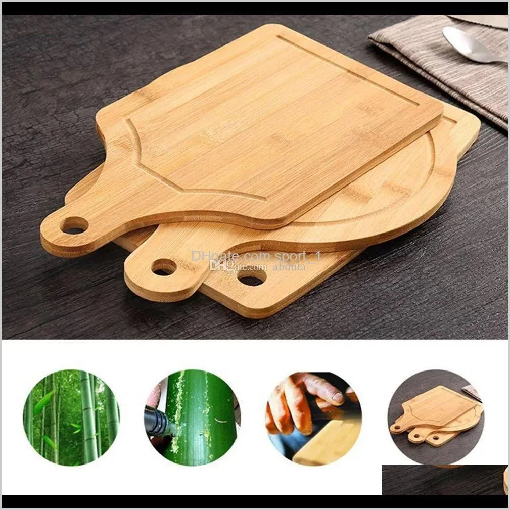 20pcs bamboo kitchen chopping block wood home cutting board cake sushi plate serving trays bread dish fruit plate sushi tray steak on