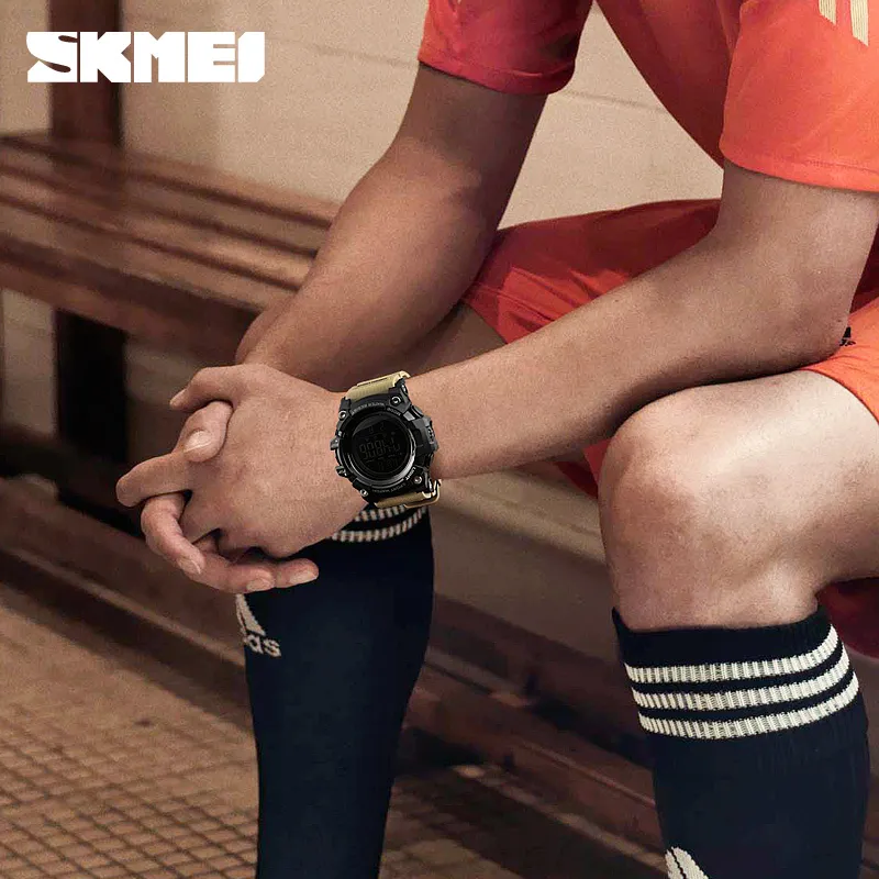 SKMEI montre de sport pour hommes mode numérique montres pour hommes étanche compte à rebours double temps THOCK montres Relogio Masculino 201196A