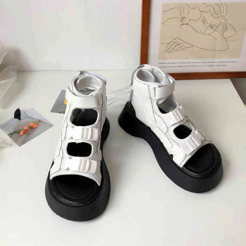 Schuhe Frauen Hausschuhe 2022 Neue Sommer Sandalen frauen Hohe Sohlen Sandales Femmes Alias