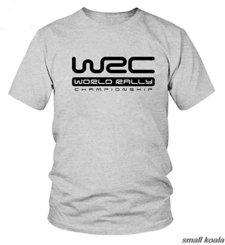 2017 Yeni Baskı T Gömlek Avrupa ve Amerikan Dünya Ralli Şampiyonası WRC Tarzı Kısa Kollu T-shirt Sıcak Yaz Tee Tops Y220214