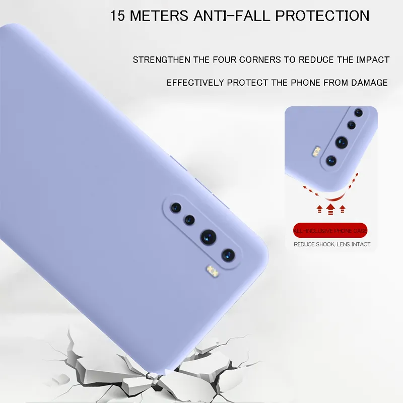 OnePlus 8 Nord 5G Z Custodia morbida in silicone liquido Custodia protettiva fotocamera Cover telefono OnePlus 8T 8 Pro 7 7T 6T 6 5T 5 Coque