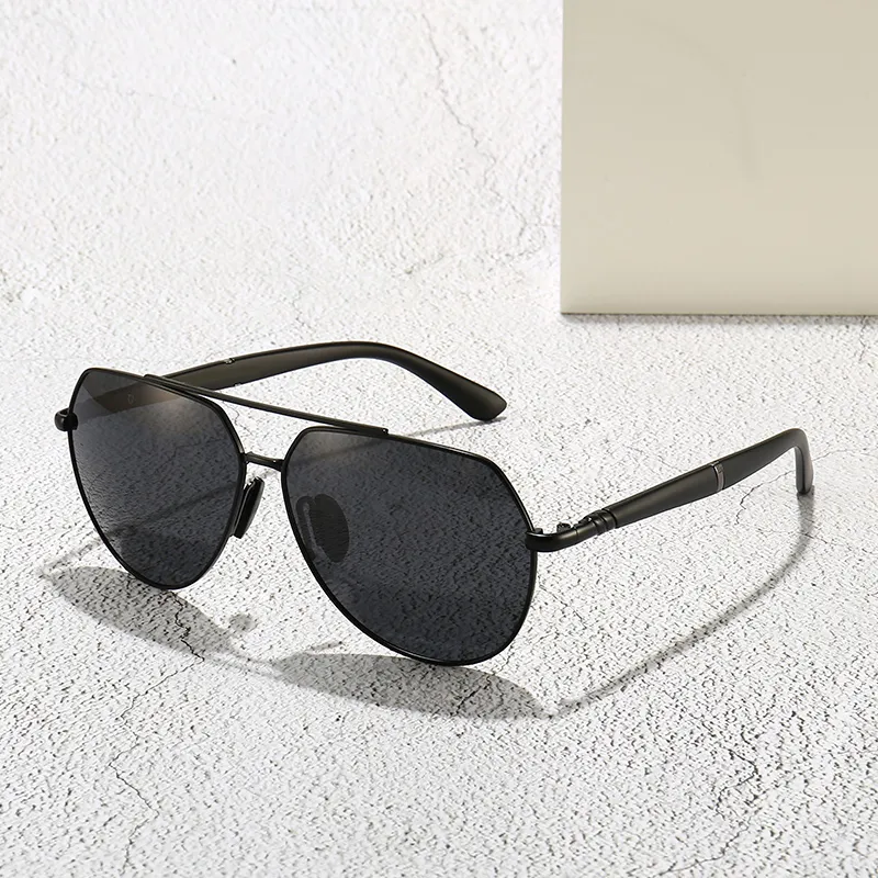 dekoration mode solglasögon glasögon för rese fyrkantig överdimensionerad vintage trendig med riml metall ram191v