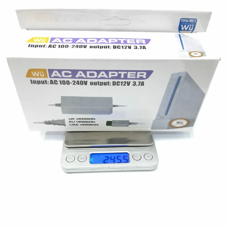 Adattatore caricabatterie di ricambio alimentatore da parete CA 100-240 V CA UE USA sostitutivo controller gamepad Nintendo Wii