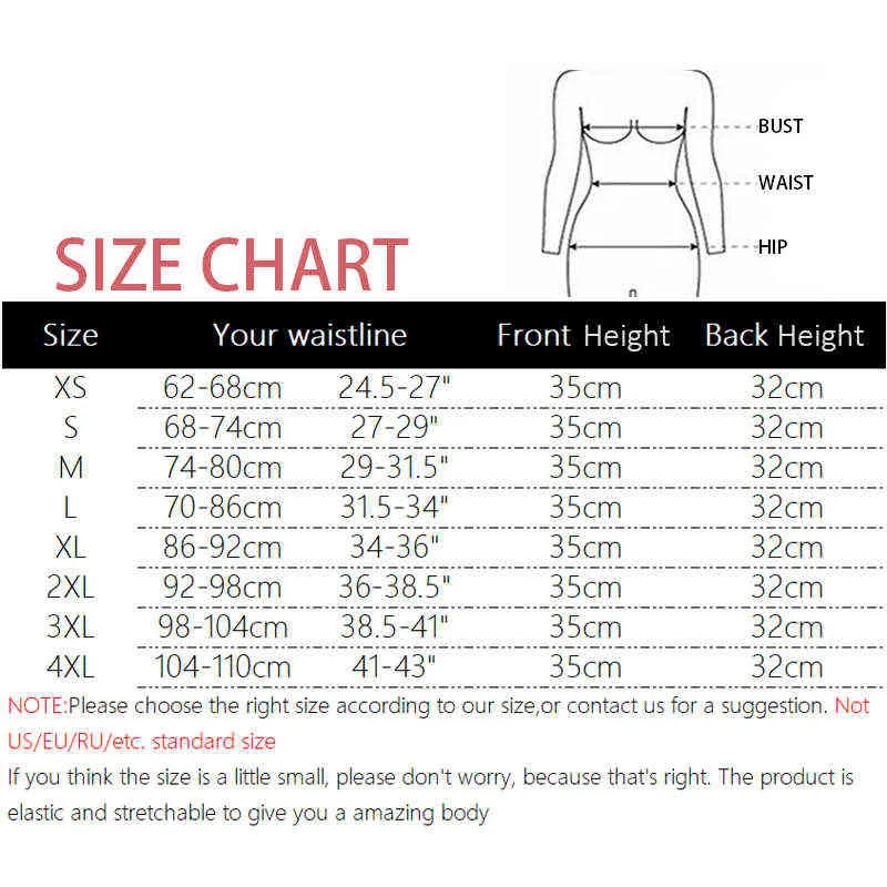 Cintura sottile donna Corsetto Trimmer Cincher Body Shaper Dimagrante Vita Trainer Bodi Shapewear 3 cinghie Torso lungo 220125