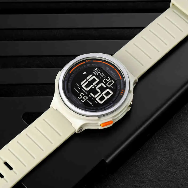 SKMEI Brand Sports Klockor Män Kvinnor Vattentät Chrono Larm Digital Armbandsur Led Nedräkning Student Clock Reloj Hombre 220122