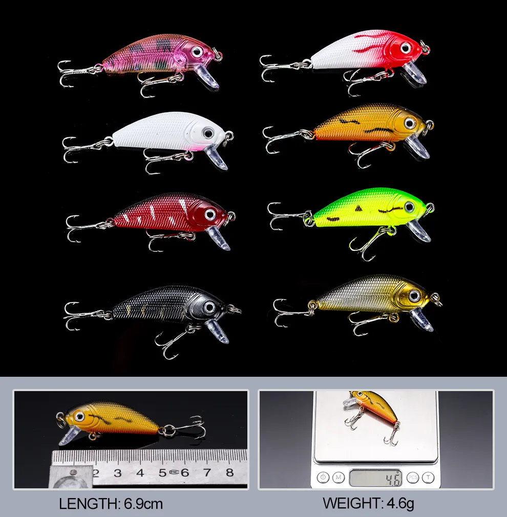 Minnow JIADIAONI lot Fly Fishing Lure Set China Hard Bait Jia Lure Wobbler Carp 6 Models Fishing Tackle whole 2010295504563