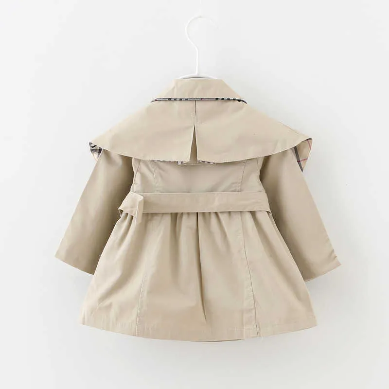 revers bébé enfant fille filles printemps bande brise-vent manteau extérieur veste veste bébé fille vêtements