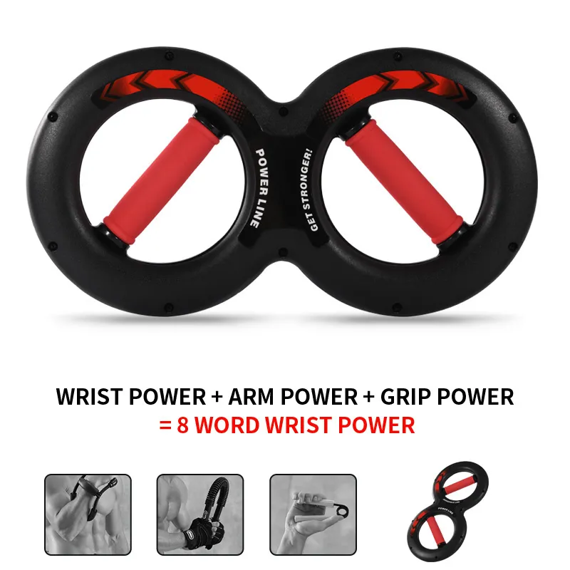 5-30kg 8-Word Chest Expander Power Wrist Device Workout Muscle Fitness Sports Equipment Gym Forearm Strength Force Exerciser 220225