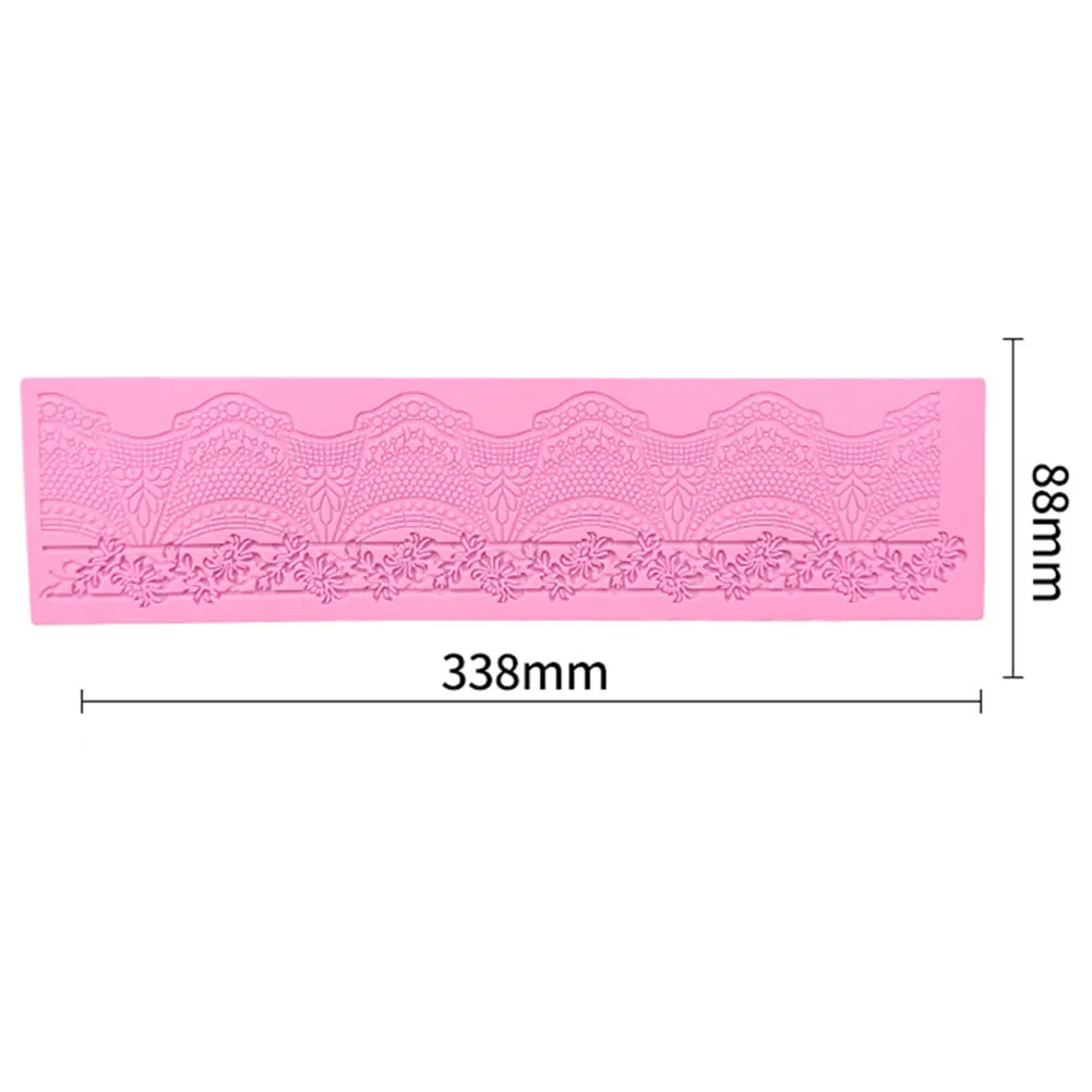 Silicone Lace Flower Cake Mold Tool Fondant Icing Mat Pastry Baking Decoration