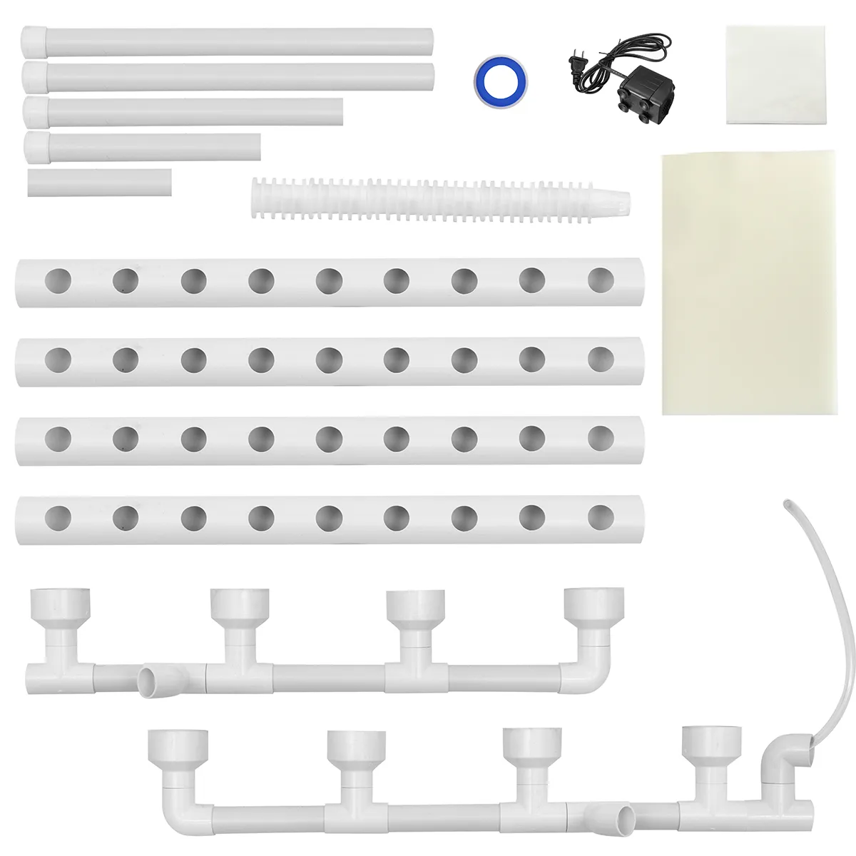 Kit de cultivo de local hidropônico 36 locais de plantio Sistema de plantas de jardim Caixa de ferramentas de vegetais Cultivo sem solo Kit de cultivo de mudas de plantas L1744046